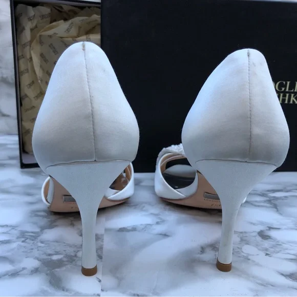 White Badgley Mischika ladies High Heels - Picture 4 of 10
